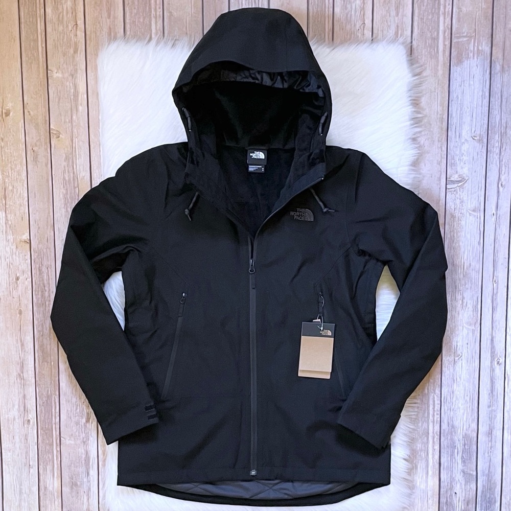 The North Face Women’s Inlux Insulated Waterproof Black Jacket - Picture 1 of 9
